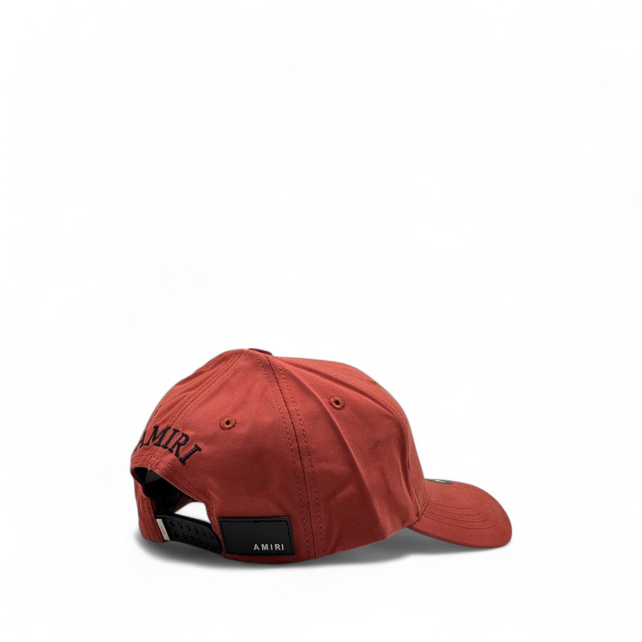 Amiri Signature Logo Baseball Cap – Deep Red 🔥🧢