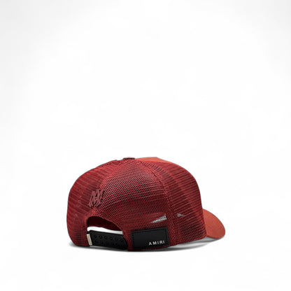 Amiri Jazz Café Hollywood Trucker Cap – Deep Red 🎷🔥