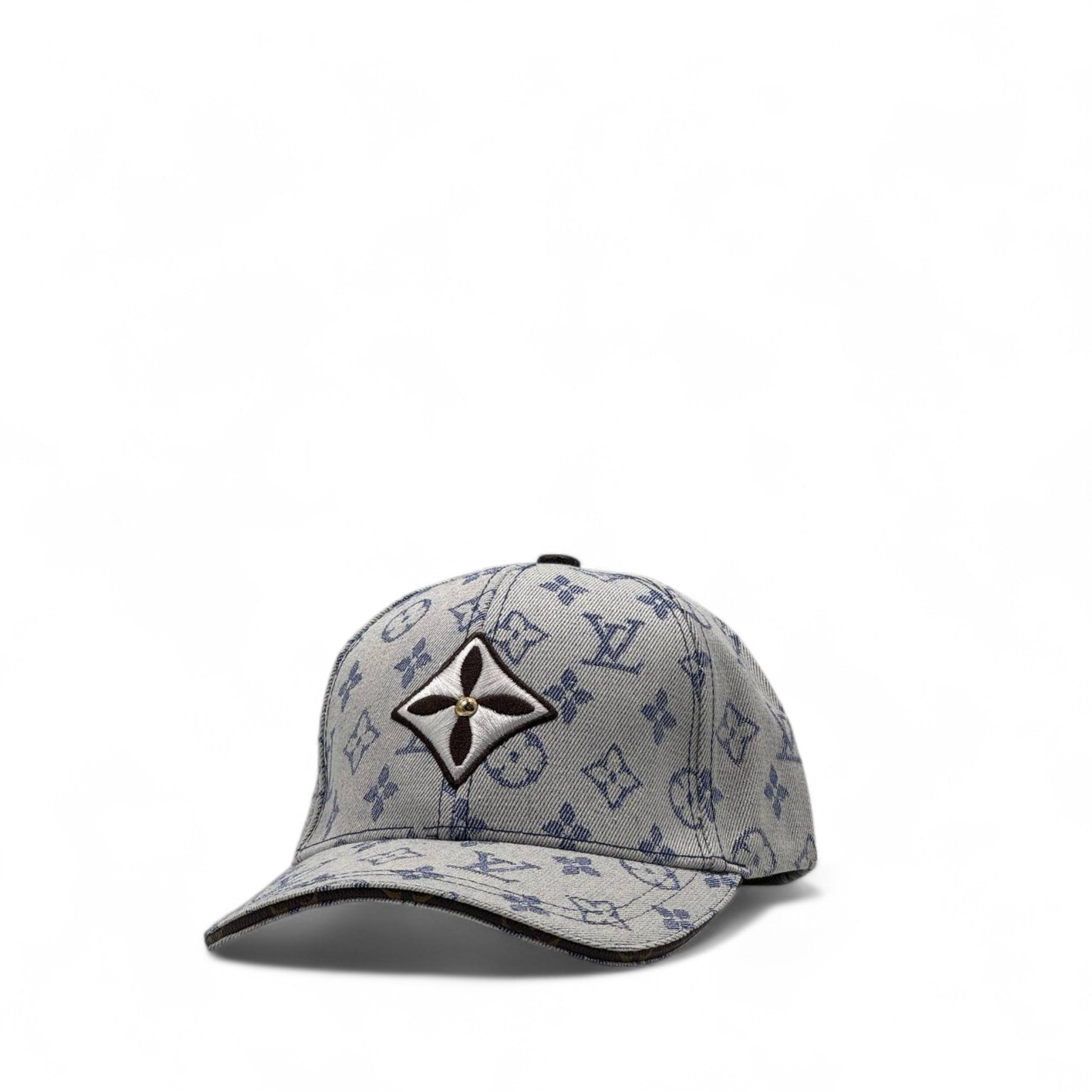 Louis Vuitton Blue Monogram Denim Cap – Star Patch Edition 🌟🧢