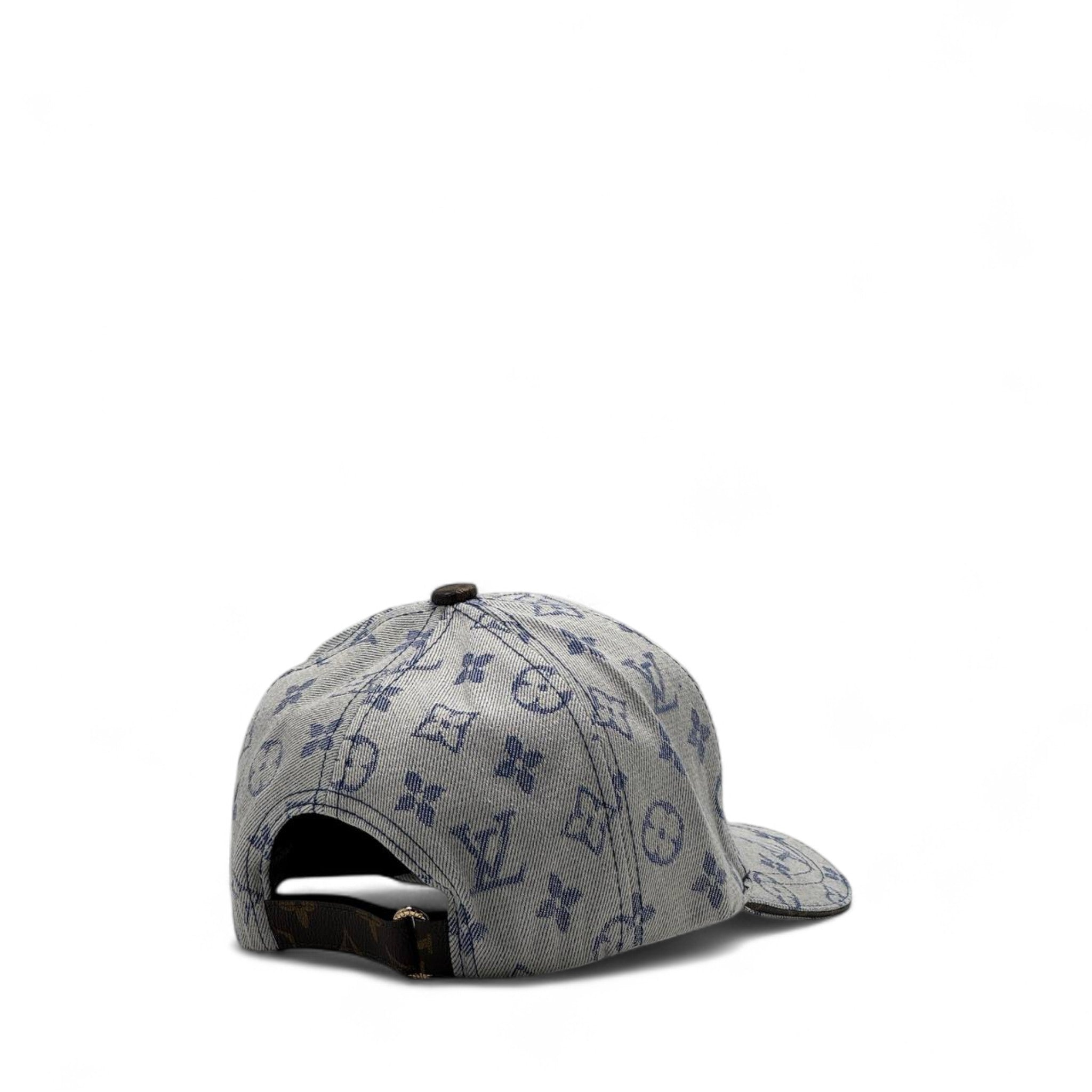 Louis Vuitton Blue Monogram Denim Cap – Star Patch Edition 🌟🧢