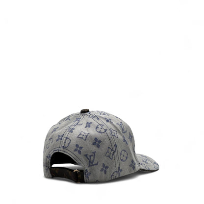 Louis Vuitton Blue Monogram Denim Cap – Star Patch Edition 🌟🧢