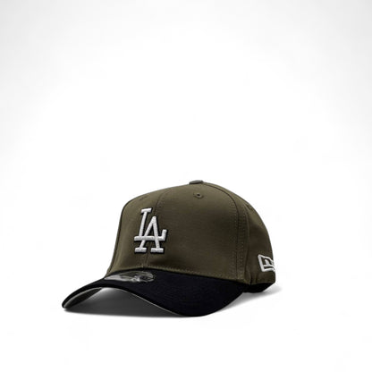 New Era LA Dodgers Cap – Olive Green & Black 🧢🌿🖤