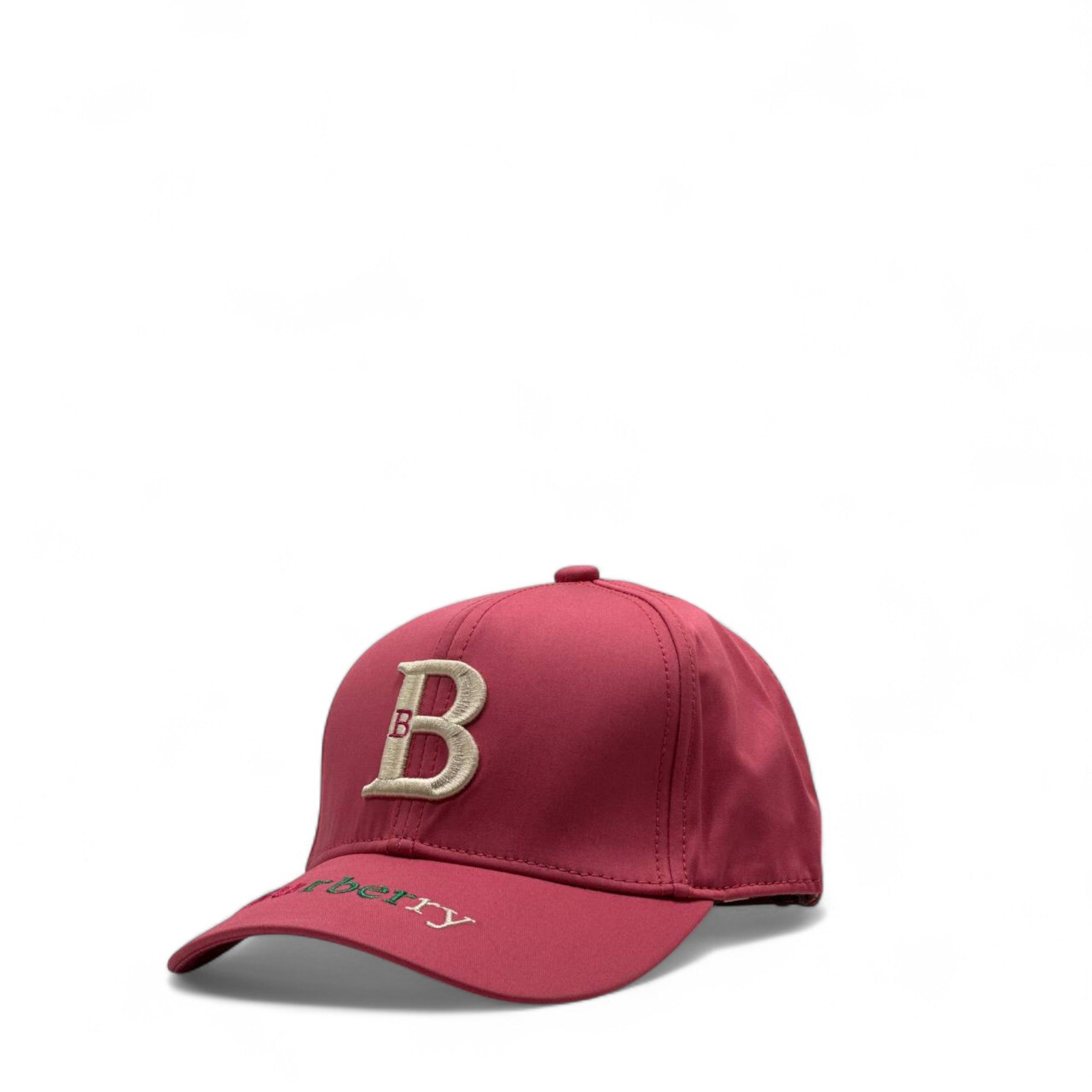 🧢 Burberry Rose Red Cap – British Heritage, Bold Expression 🌹🇬🇧
