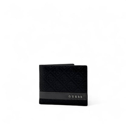👛 GUESS Black Embossed Wallet – Sleek, Smart & Statement Ready 🖤💼