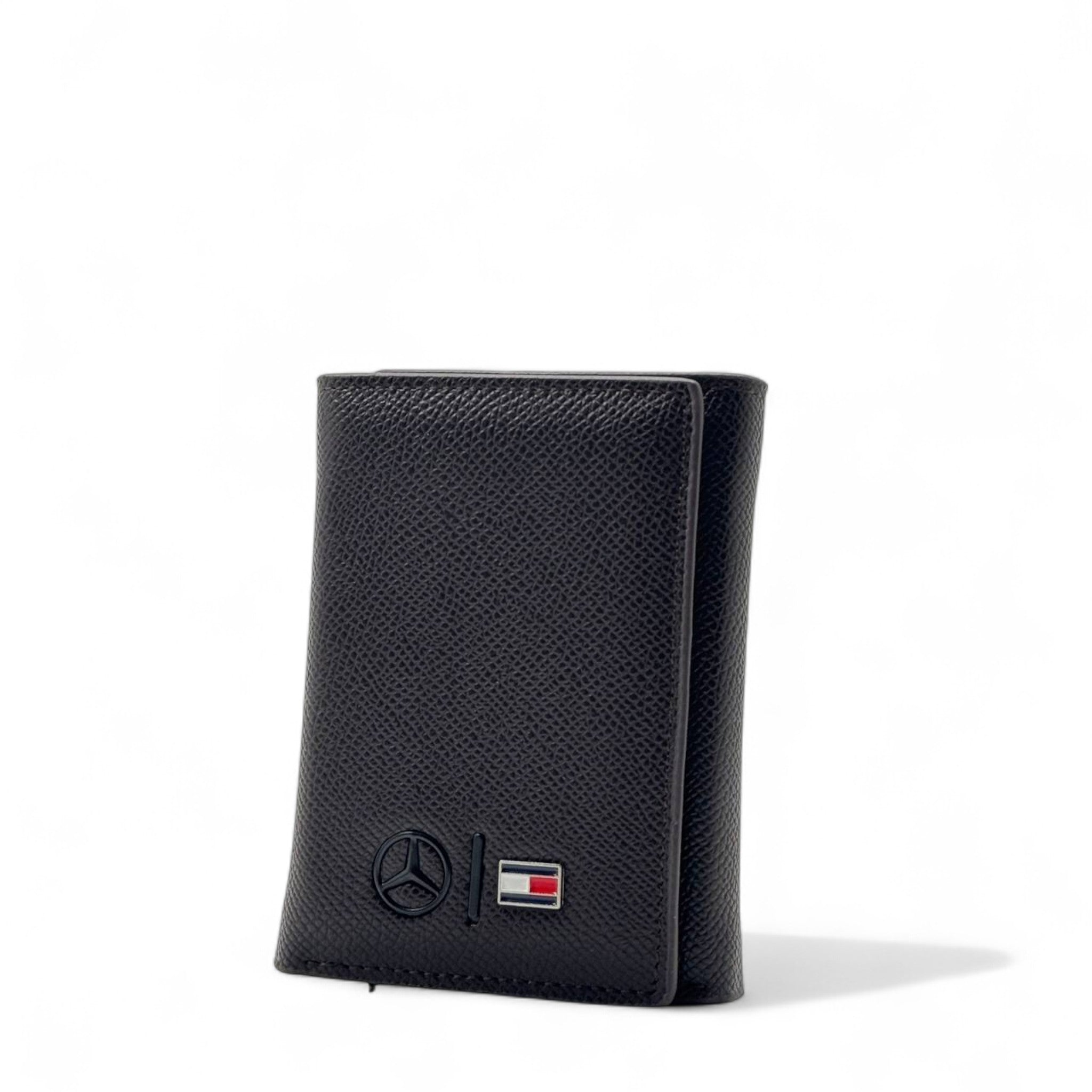 Mercedes-Benz x Tommy Hilfiger Brown Leather Card Wallet – Elite Design