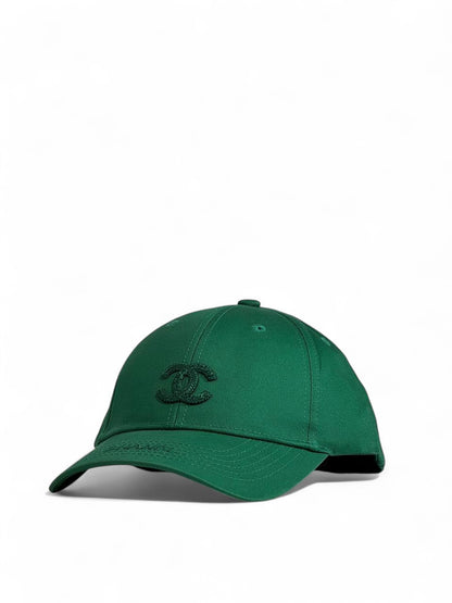 💚 Chanel Emerald Green Minimal Cap 💚