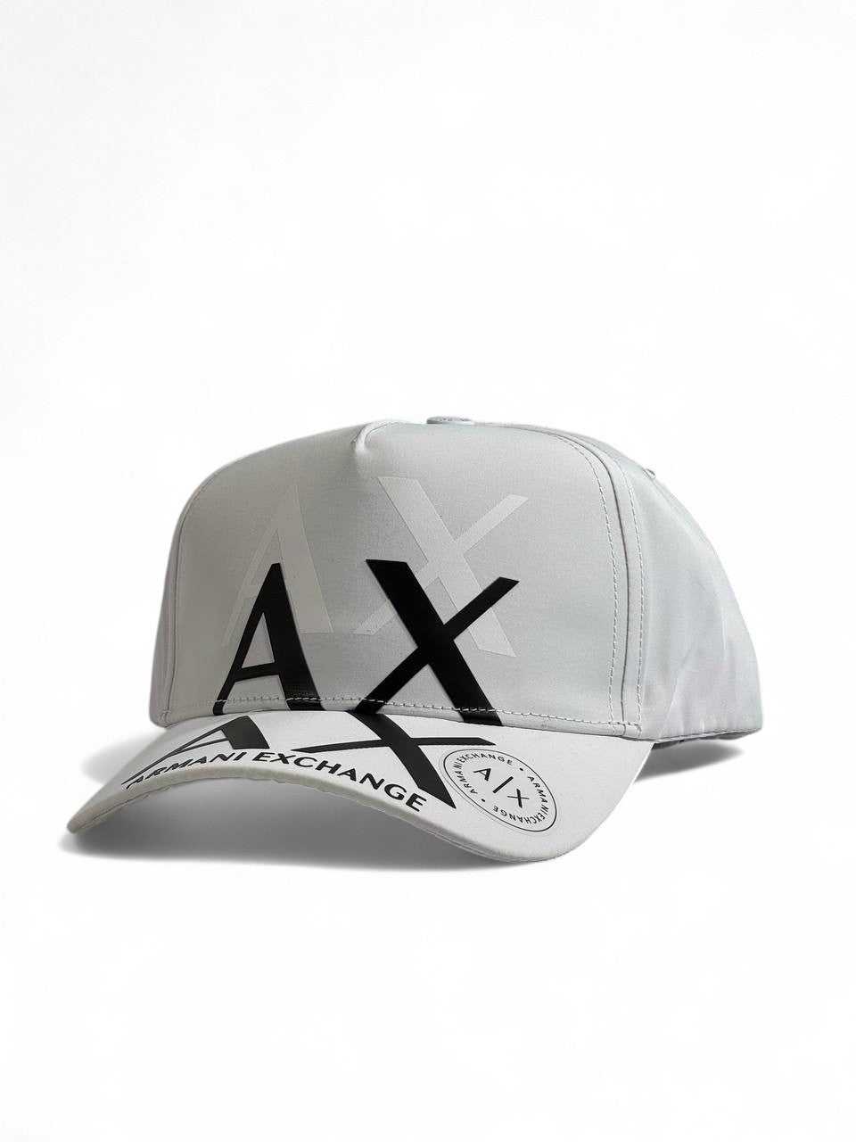 ⚪ Armani Exchange White Bold Logo Cap ⚪