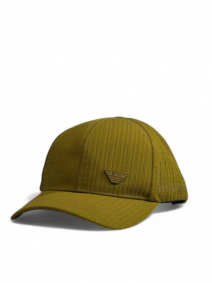💛 Emporio Armani Mustard Textured Cap 💛