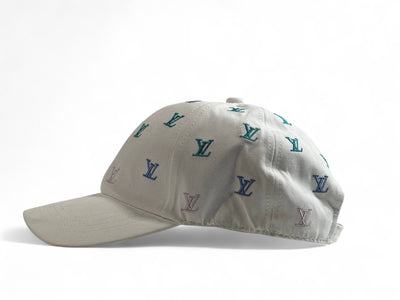 Louis Vuitton Multicolor Monogram White Cap