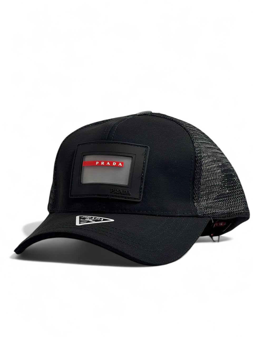 🖤 Prada Black Mesh Logo Cap 🖤