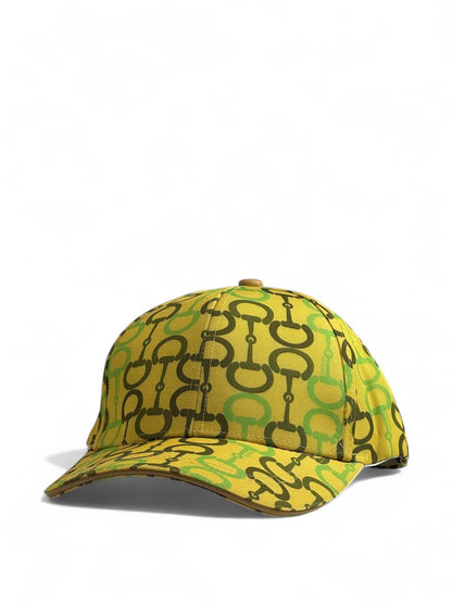 Gucci Yellow Monogram Print Cap 💛 | Luxury Designer Streetwear Icon