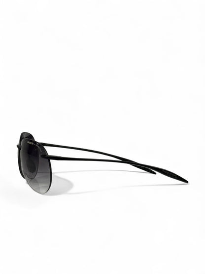 Carrera Rimless Black Aviator Sunglasses 🖤 | Ultra-Light Luxury Eyewear