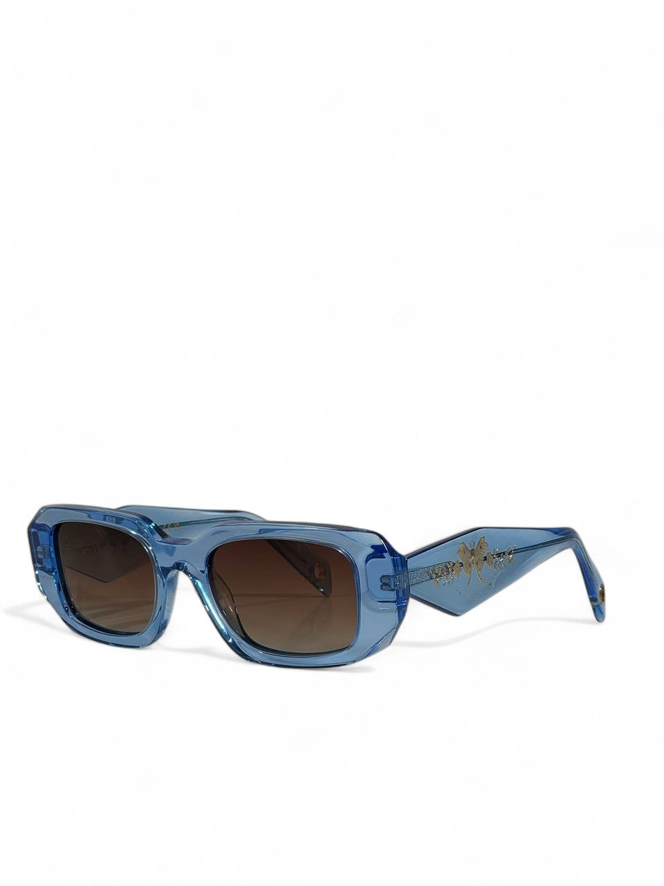 🩵 Pucci Sky Blue Bold-Frame Sunglasses