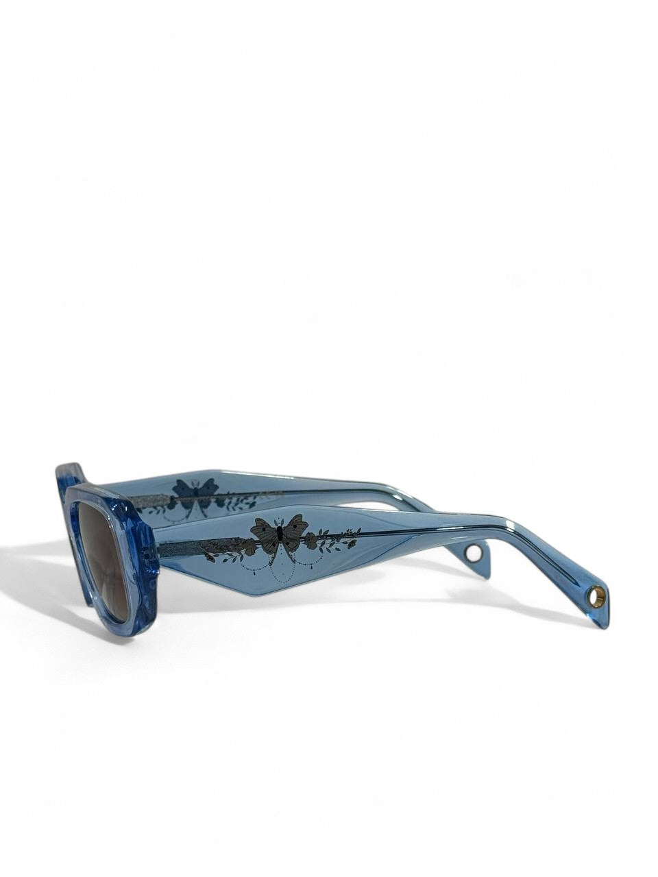 🩵 Pucci Sky Blue Bold-Frame Sunglasses