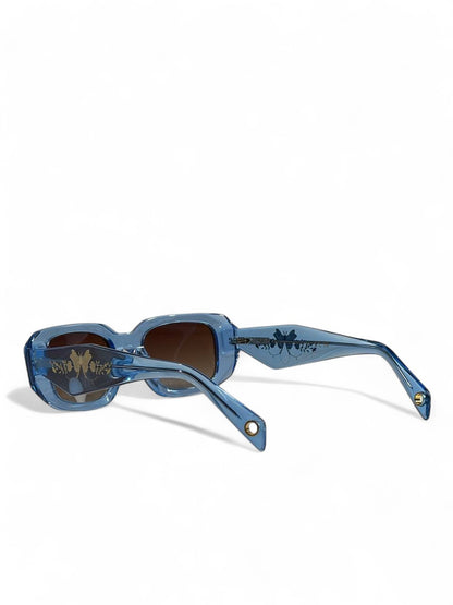 🩵 Pucci Sky Blue Bold-Frame Sunglasses