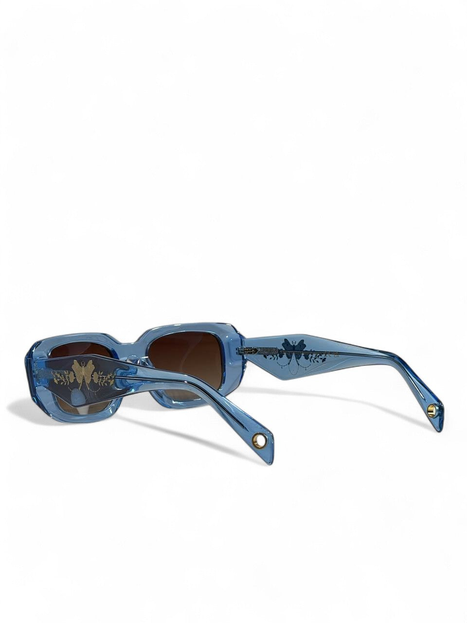 🩵 Pucci Sky Blue Bold-Frame Sunglasses