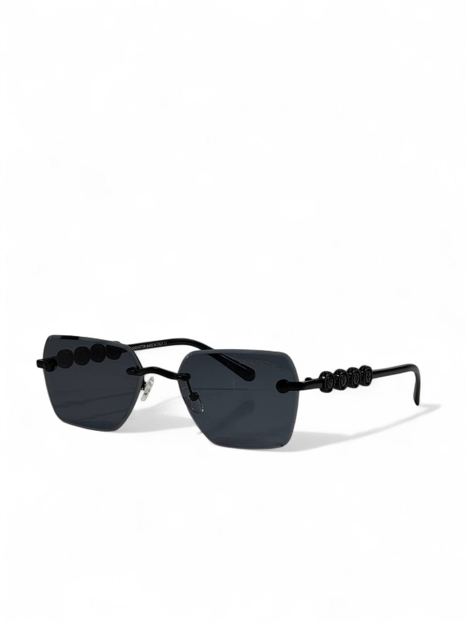 Louis Vuitton Black Monogram Rimless Sunglasses 🖤 | Iconic LV Luxury Eyewear