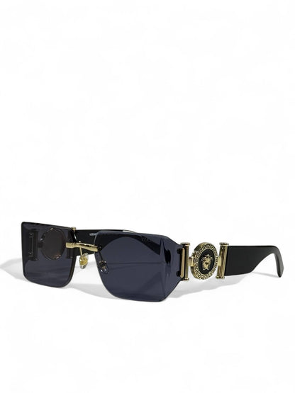 Versace Medusa Icon Sunglasses 👑 | Black & Gold Luxury Unisex Edition