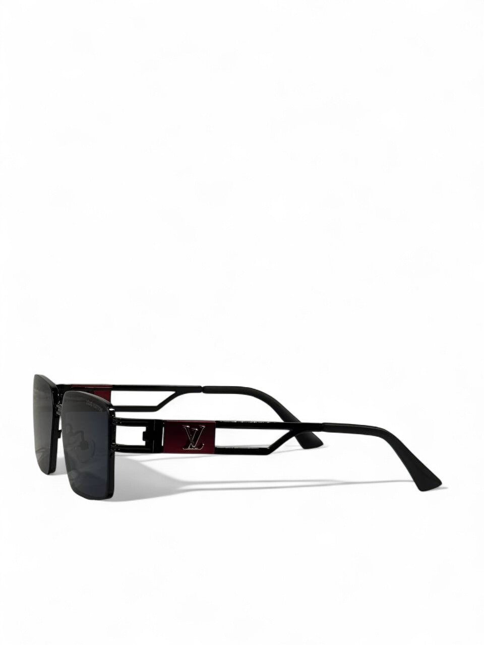 Louis Vuitton LV Black & Burgundy Sunglasses 🖤🍷 | Unisex Designer Eyewear