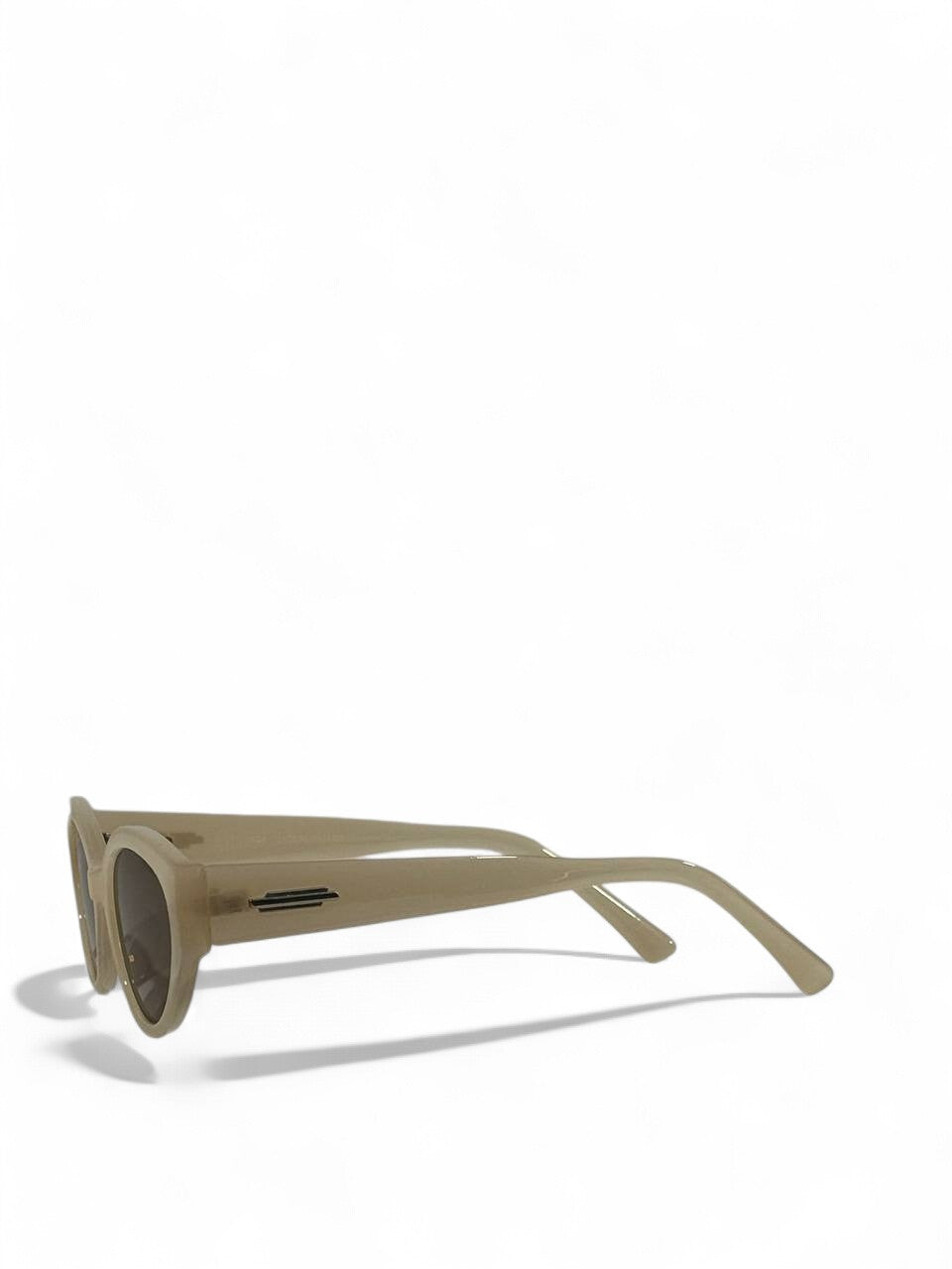 Balenciaga Oval Nude Sunglasses 🤍 | Unisex Minimalist Retro Edition