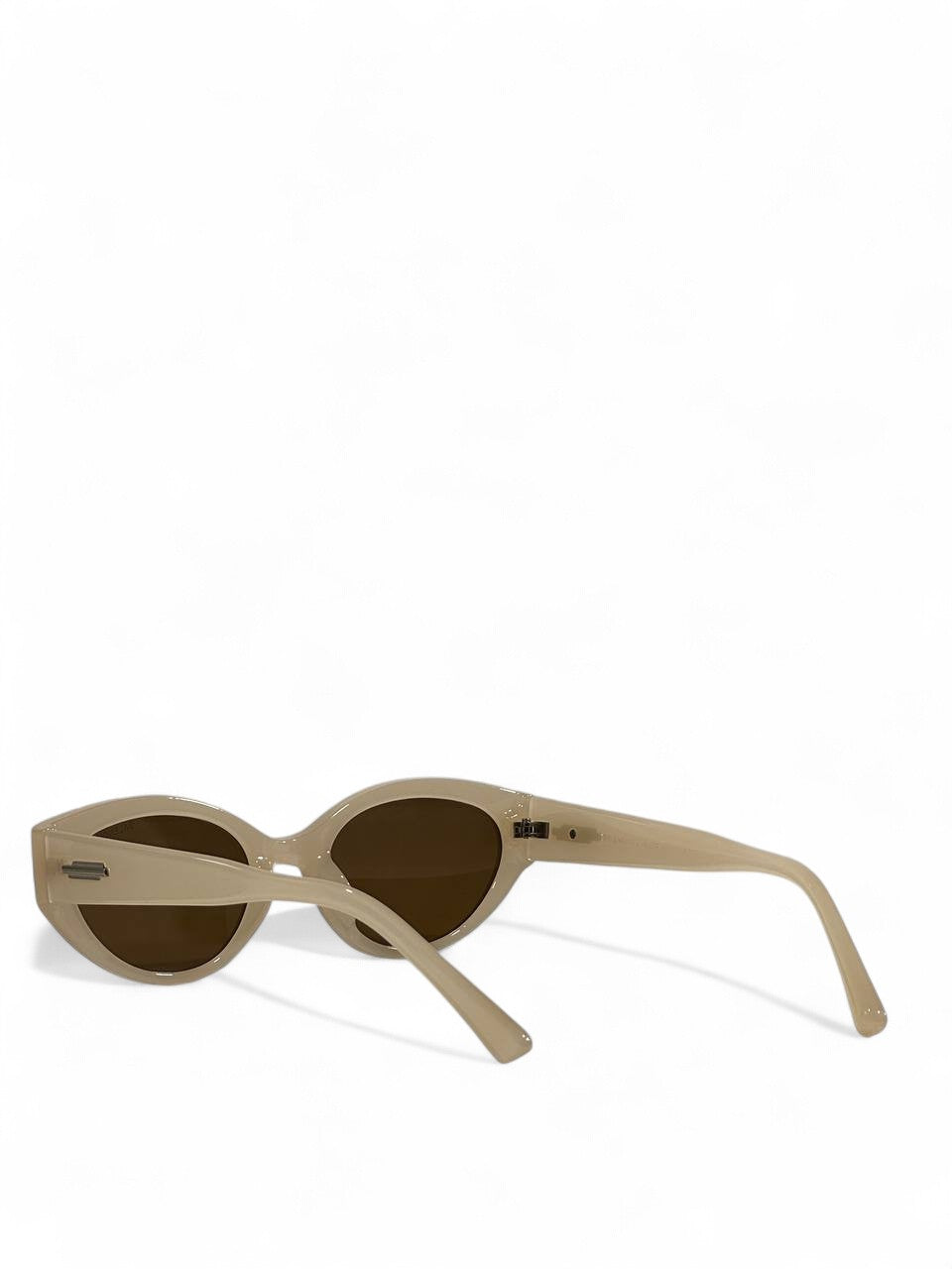 Balenciaga Oval Nude Sunglasses 🤍 | Unisex Minimalist Retro Edition