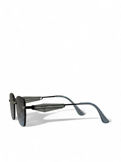 Prada Symbole Gradient Blue Sunglasses 🩵 | Unisex Luxury Geometric Frame