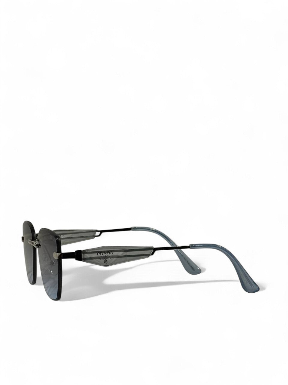 Prada Symbole Gradient Blue Sunglasses 🩵 | Unisex Luxury Geometric Frame