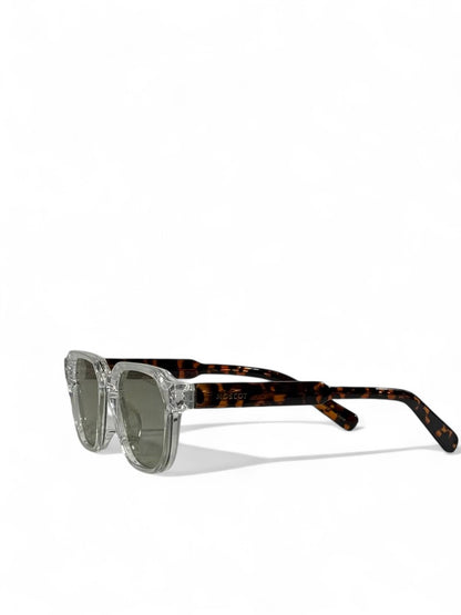 Moscot Zolman Crystal Clear Sunglasses 🤍 | Unisex Retro-Modern Icon