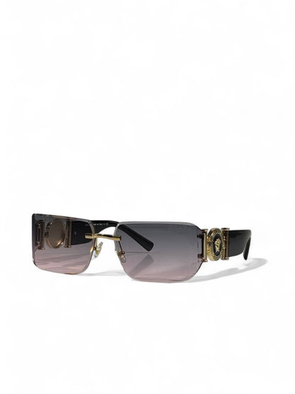 Versace Medusa Glam Gold-Black Sunglasses 🖤✨ | Unisex Luxury Icon