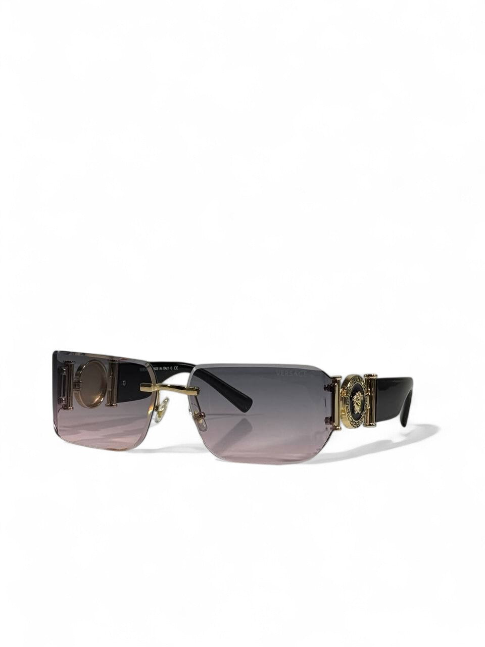 Versace Medusa Glam Gold-Black Sunglasses 🖤✨ | Unisex Luxury Icon
