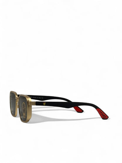 Ray-Ban x Ferrari Gold Edition 🏎️ | Unisex Premium Performance Sunglasses
