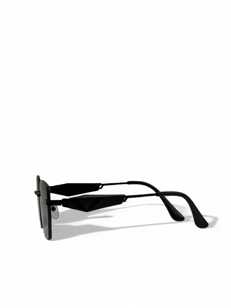 Prada Symbole Jet Black Sunglasses 🖤 | Unisex Minimal-Luxury Statement