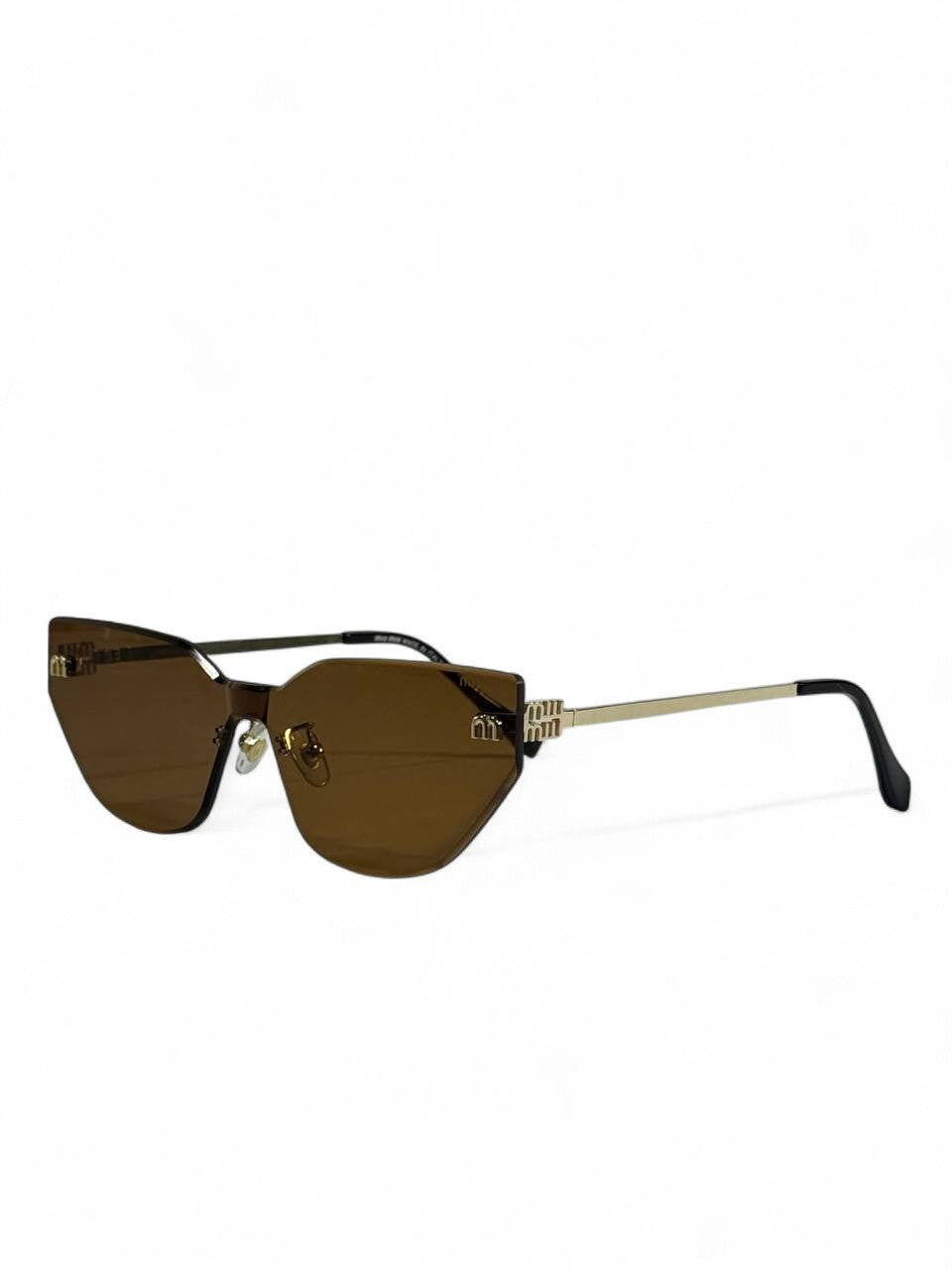 🤎 Miu Miu Cat-Eye Luxe Bronze Sunglasses