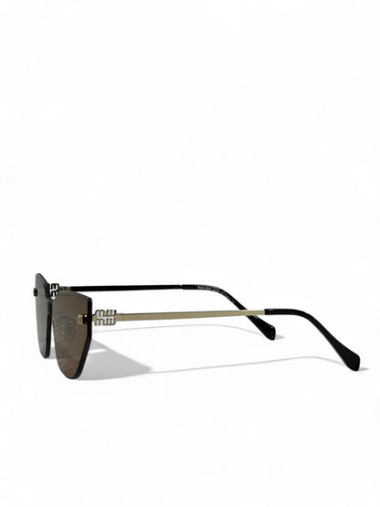 🤎 Miu Miu Cat-Eye Luxe Bronze Sunglasses