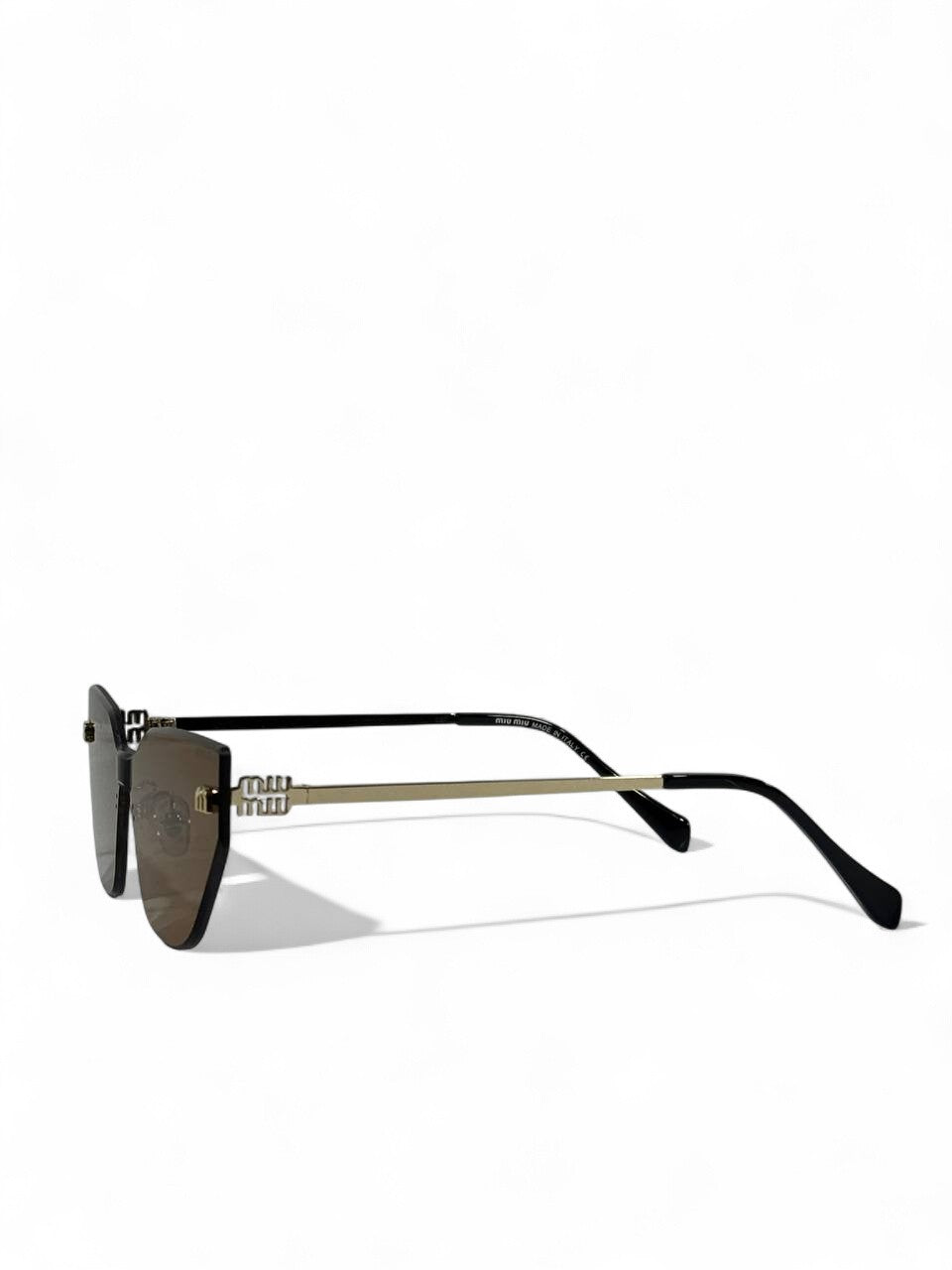 🤎 Miu Miu Cat-Eye Luxe Bronze Sunglasses