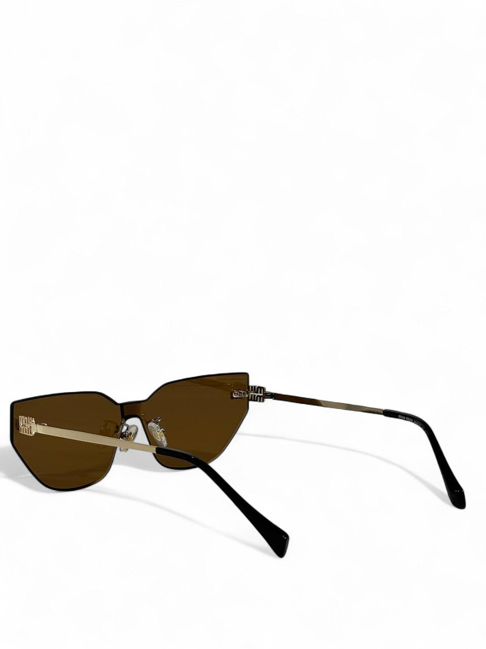 🤎 Miu Miu Cat-Eye Luxe Bronze Sunglasses