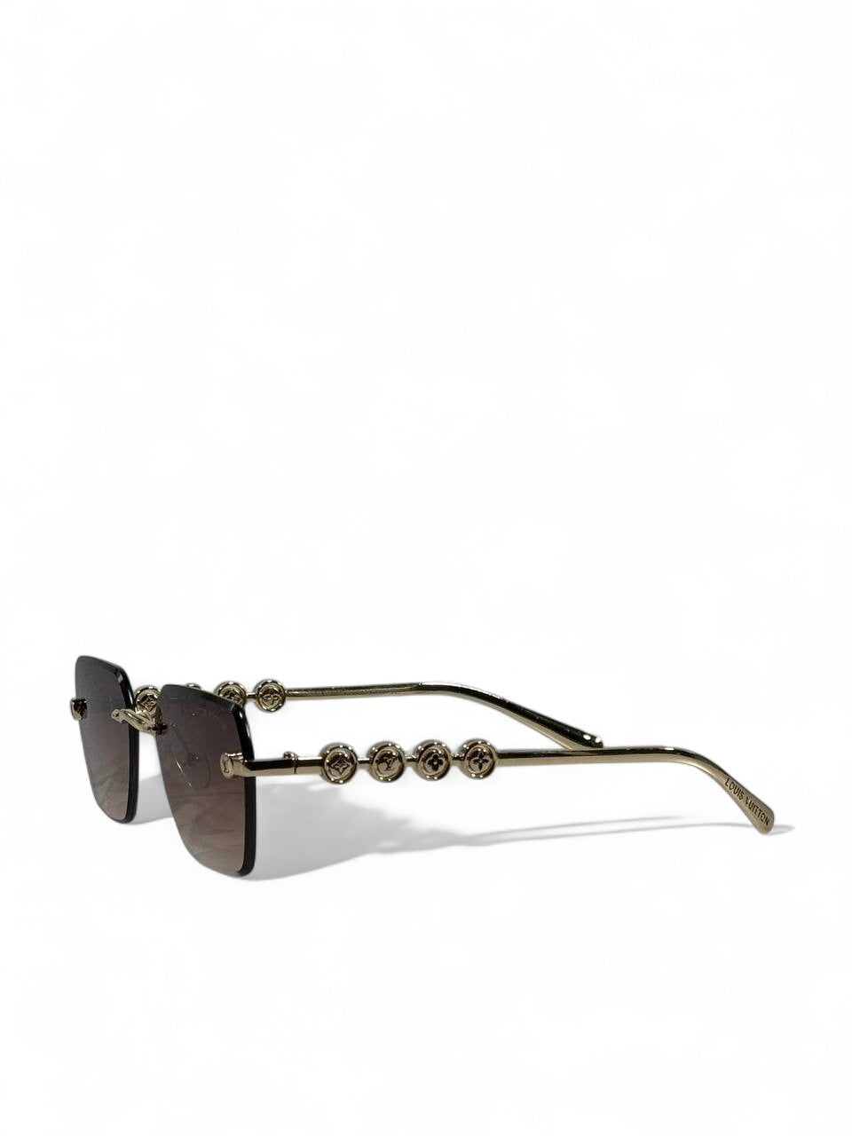 🥂 Louis Vuitton Gold Monogram Gradient Sunglasses