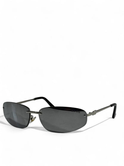 🖤 Miu Miu Rimless Dark Lens Sunglasses – Bold Elegance Redefined