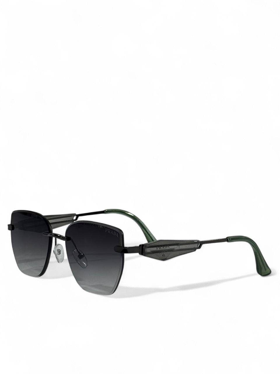 🕶️ Prada Linea Rossa Sunglasses – Green & Black Edition