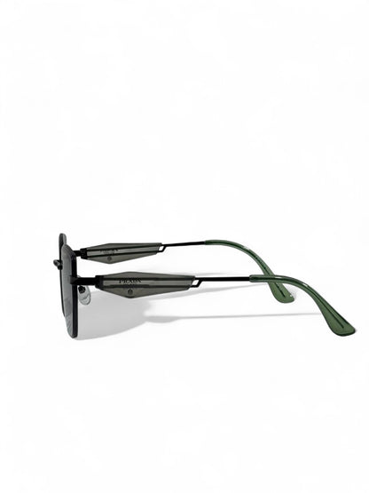 🕶️ Prada Linea Rossa Sunglasses – Green & Black Edition