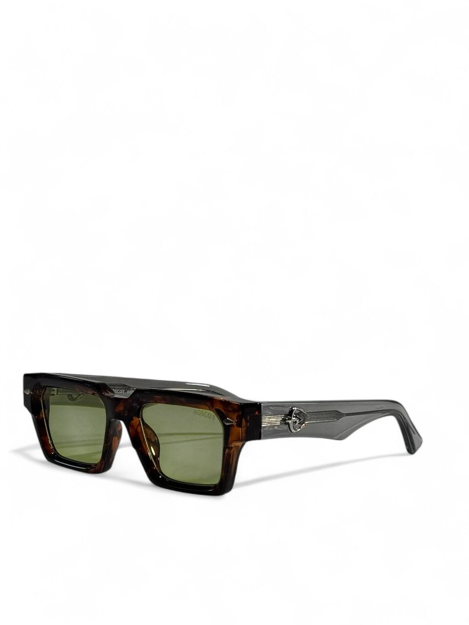 🕶️ Moscot Square Sunglasses – Tortoise & Smoke Grey Edition