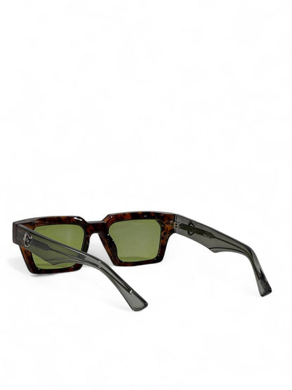 🕶️ Moscot Square Sunglasses – Tortoise & Smoke Grey Edition