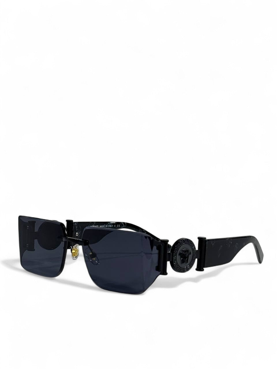 🖤 Versace Shield Sunglasses – Black Medusa Edition