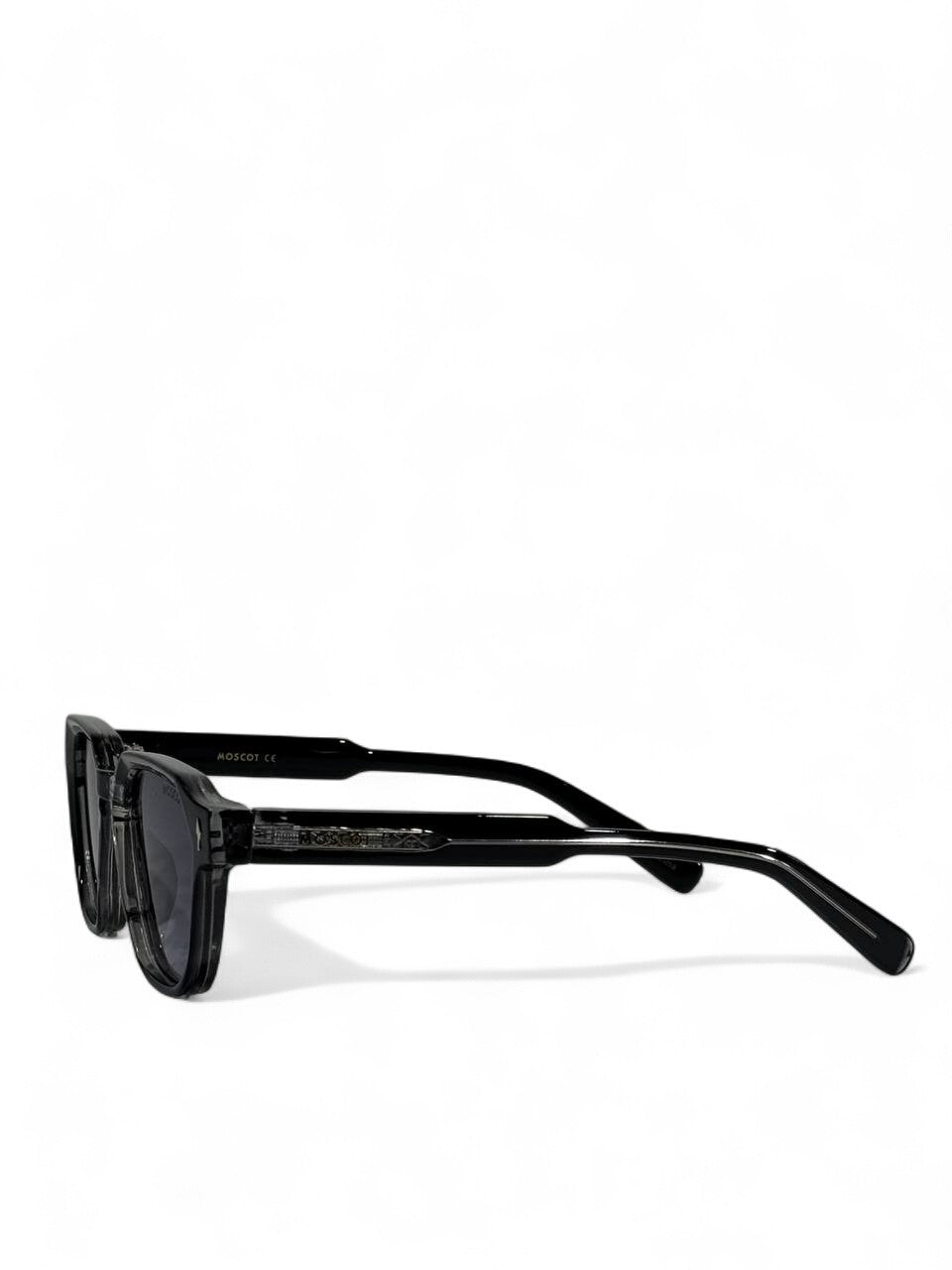 🕶️ Moscot Square Sunglasses – Crystal Black Edition