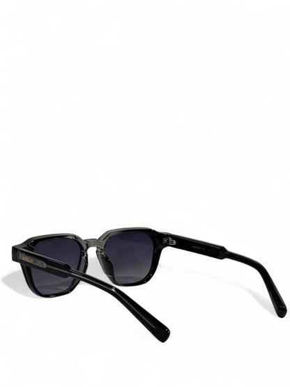 🕶️ Moscot Square Sunglasses – Crystal Black Edition