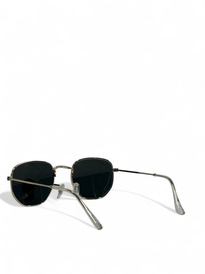 😎 Ray-Ban Hexagonal Sunglasses – Gold Frame Classic G-15 Lens