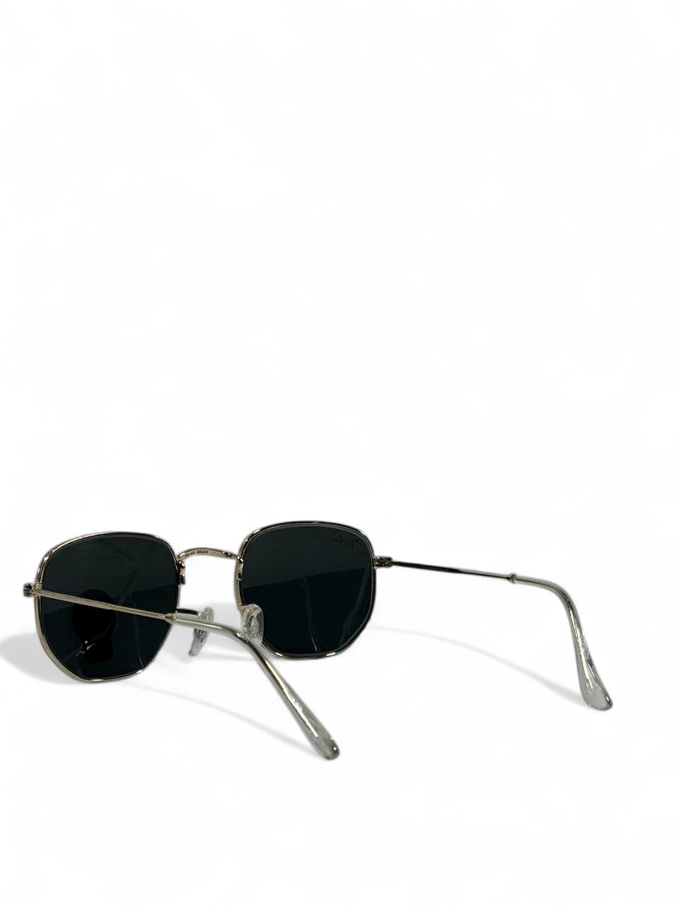 😎 Ray-Ban Hexagonal Sunglasses – Gold Frame Classic G-15 Lens