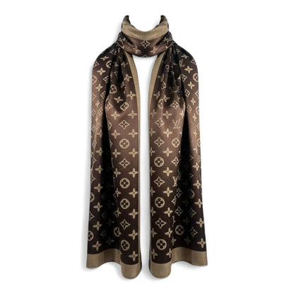 🧣 Louis Vuitton Double-Face Monogram Scarf – Luxurious Reversible Elegance