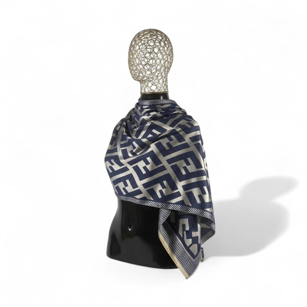 Fendi Double-Face Luxury Scarf 🖤 | Reversible Designer Shawl