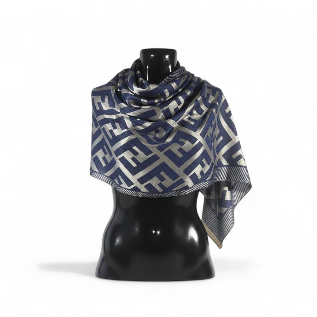 Fendi Double-Face Luxury Scarf 🖤 | Reversible Designer Shawl